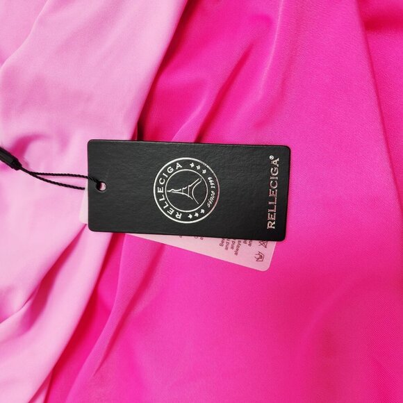 Relleciga Pink Tankini Top Size XL With Built-In Bra Cups & Adjustable Straps $1 - Picture 4 of 10